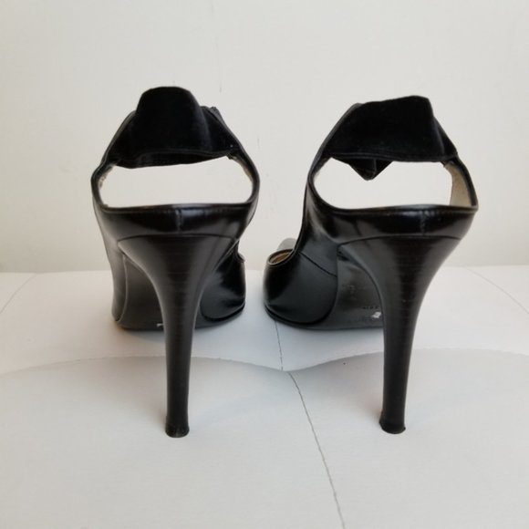Sergio Rossi velvet ankle strap heels 36.5 - Picture 3 of 8